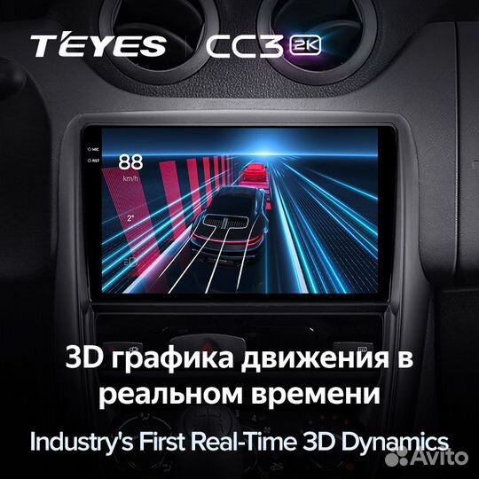 Магнитола Teyes CC3 2K 4/64 Renault Duster 1