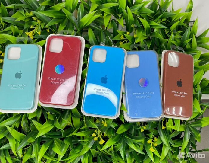 Чехол силиконовый Silicone Case iPhone 12 / 12 Pro