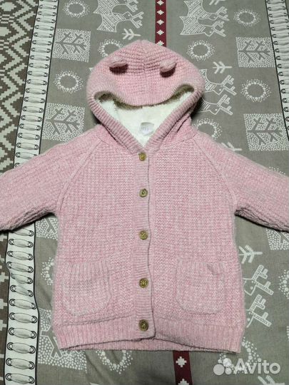 Кофта кардиган 86-92