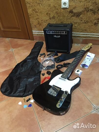 Электрогитара Irin Telecaster комбо и полный набор