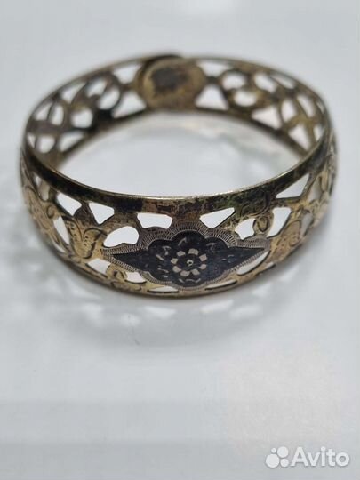 Браслет серебро, 875 пробы. Звезда