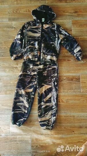 Детский комуфляжный костюм на флисе
