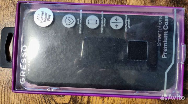 Новый чехол- книжка на Honor Play в упаковке