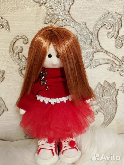 Текстильная интерьерная кукла