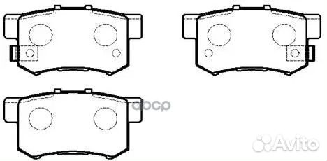 Колодки торм. HP5164 HSB