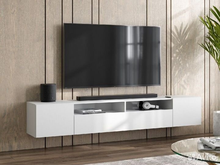 Тумба под тв белая