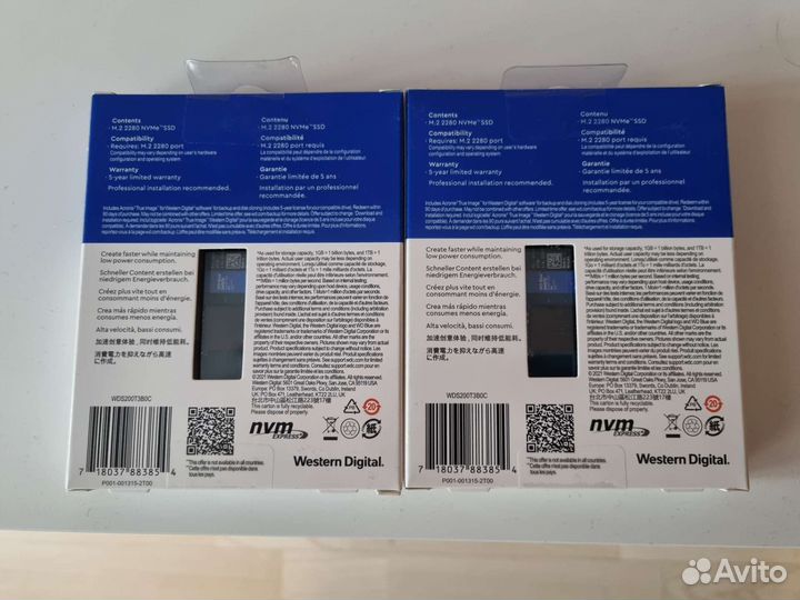 SSD M.2 NVMe 2TB WD Blue SN570 Western Digital