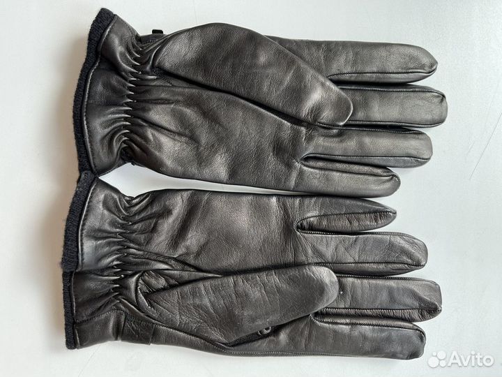 Мужские кожаные перчатки lagerfeld