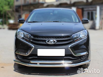 Защита переднего бампера LADA Хray 2015-наст.вр