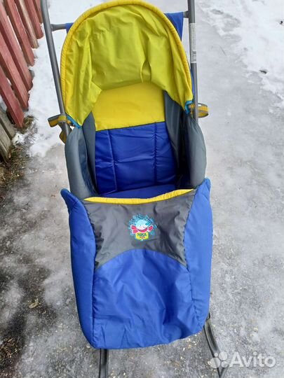 Детские санки коляска бу