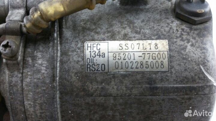 Компрессор кондиционера Suzuki Kei HN22S K6A 2001