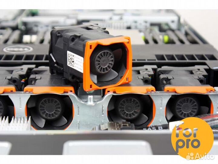 Сервер dell R620 8SFF 2xE5-2643 112GB, H710