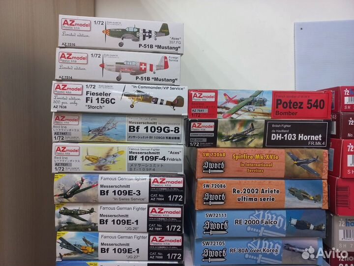 Сборные модели авиация 1:72