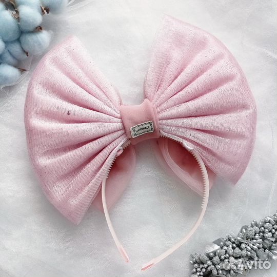 Ободок с большим бантом Кукла