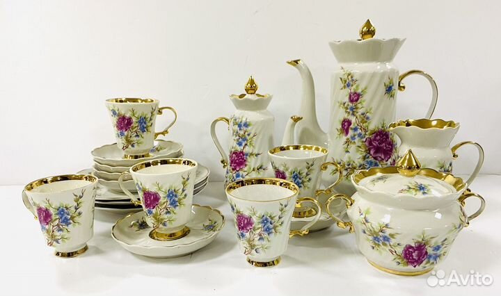 Сервиз кофейный Набор Фарфор Коростень