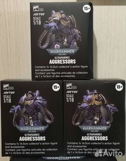 Фигурки Warhammer 40000 Aggressors, 3 вида