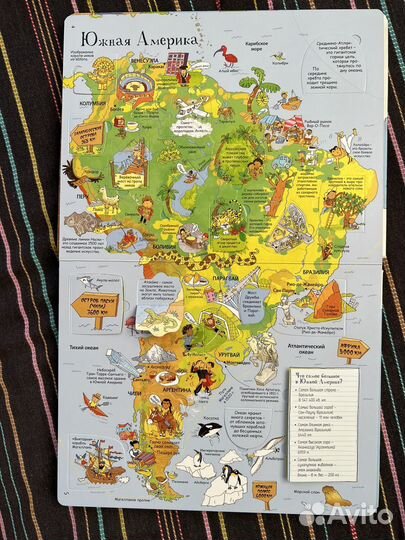 Детская книжка Атлас мира