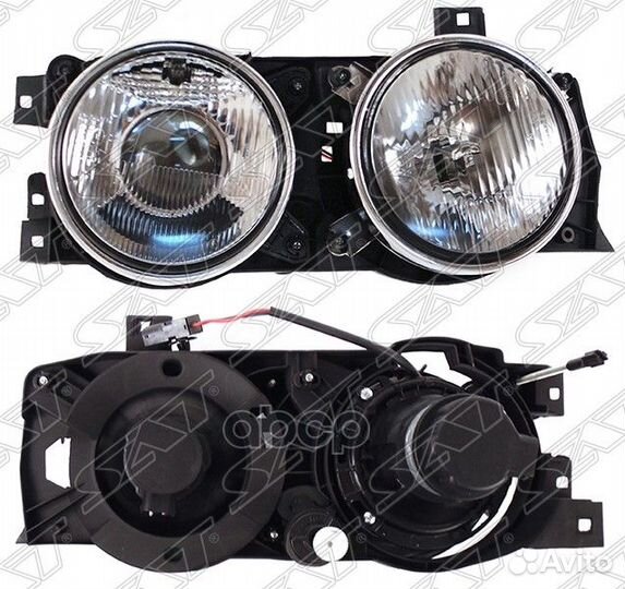 Фара BMW E34 88-95/E32 87-94 RH ST-444-1114R Sat
