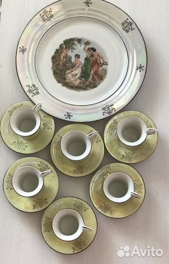 Сервиз кофейный Мадонна гдр 6 персон