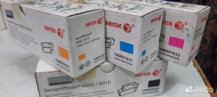 Оригинальные картриджи xerox phaser 6000/6010