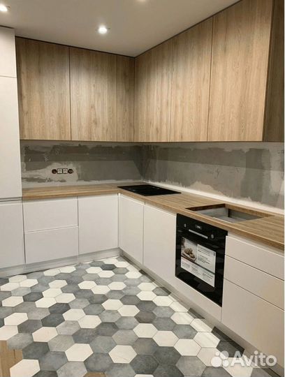 Столешница кухонная из дерева в квартиру