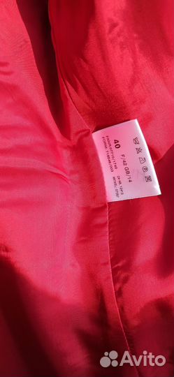 Жакет бархатный пиджак Basler 46 хлопок новый