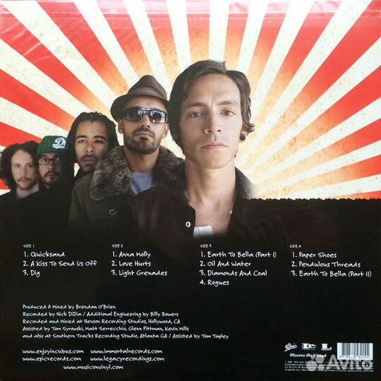 Виниловая пластинка Incubus light grenades (180 Gr