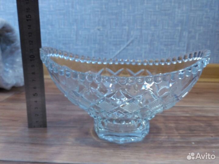 Ваза для фруктов и конфет стекло