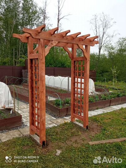 Пергола деревянная