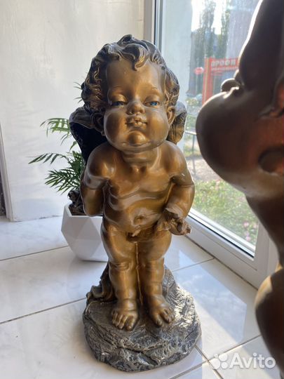 Статуэтки ангелочки из гипса