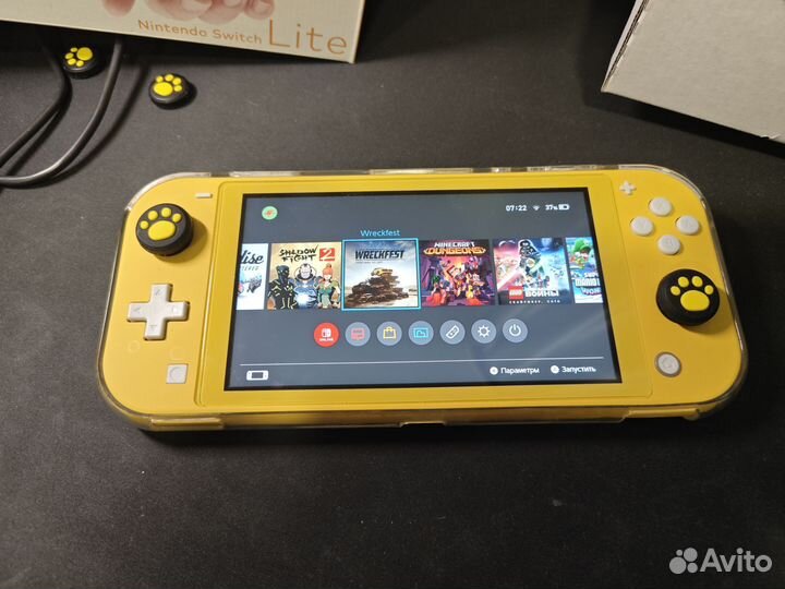 Nintendo switch lite прошитая 128