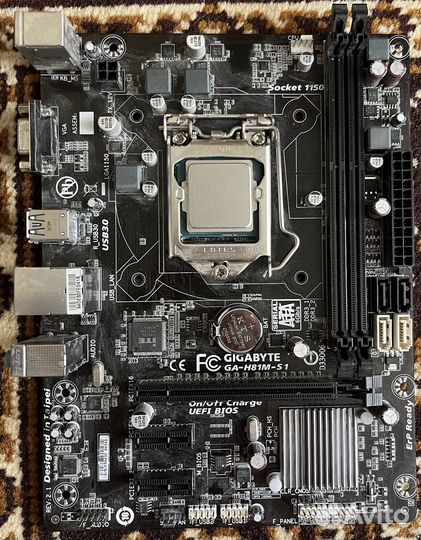 Нерабочая материнская плата LGA 1150 775