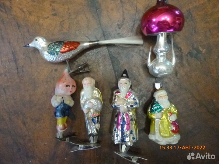 Елочные игрушки СССР 1950-1960 г