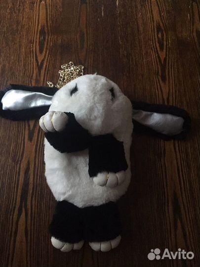 Меховая сумка «Плюшевый зайчик»