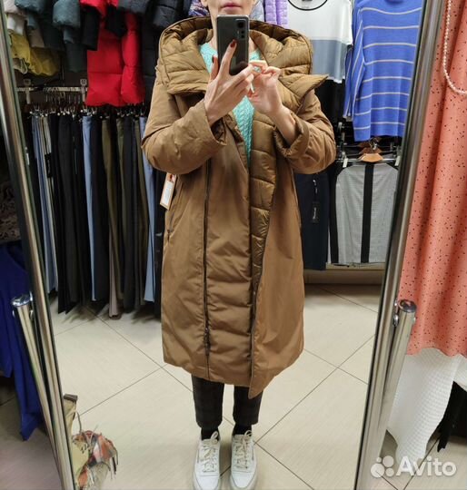 Пальто пуховик (S)