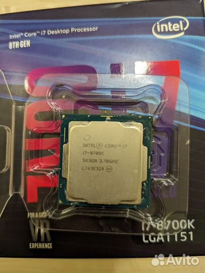 Процессор i7 8700k