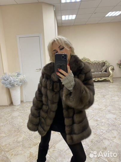 Шуба из соболя баргузинского