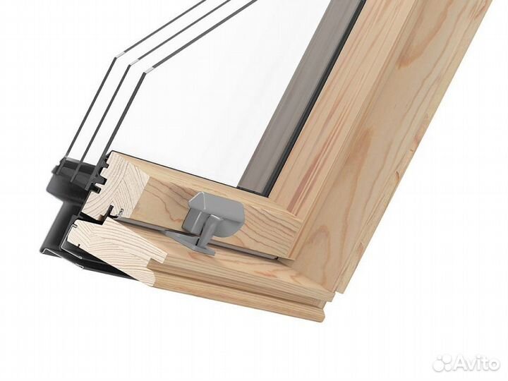 Окно мансардное Dakea KAV B1500 550x1180 мм