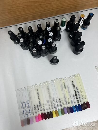 Набор гель лаков бу