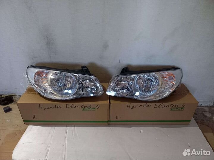 Hyundai elantra 4 фара левая правая