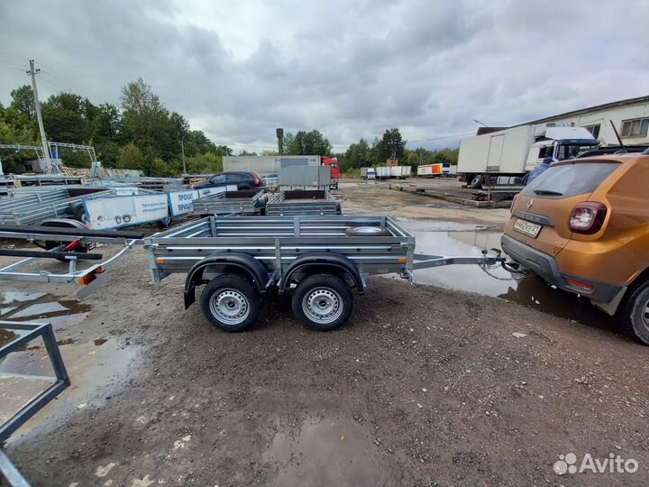 Прицеп двухосный 30.022.Офинкован.Есть запчасти