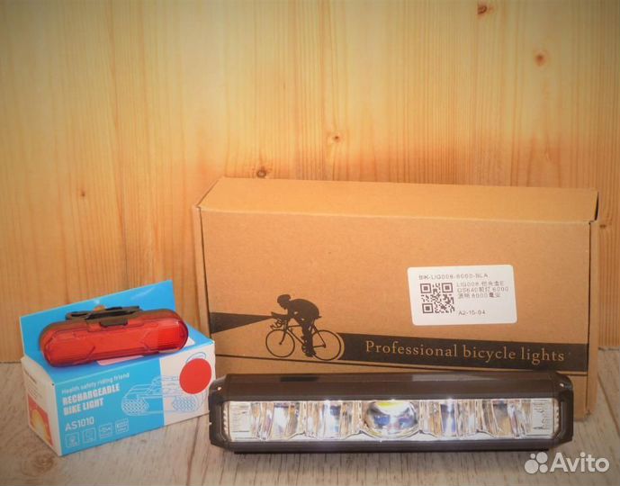 Комплект фонарей на велосипед newboler