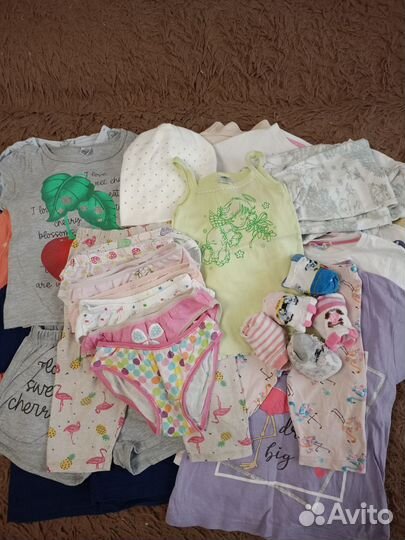 Пакет вещей на девочку92 98 104