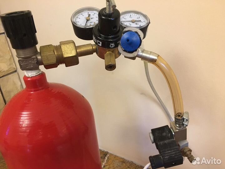 Баллонная система подачи углекислого газа