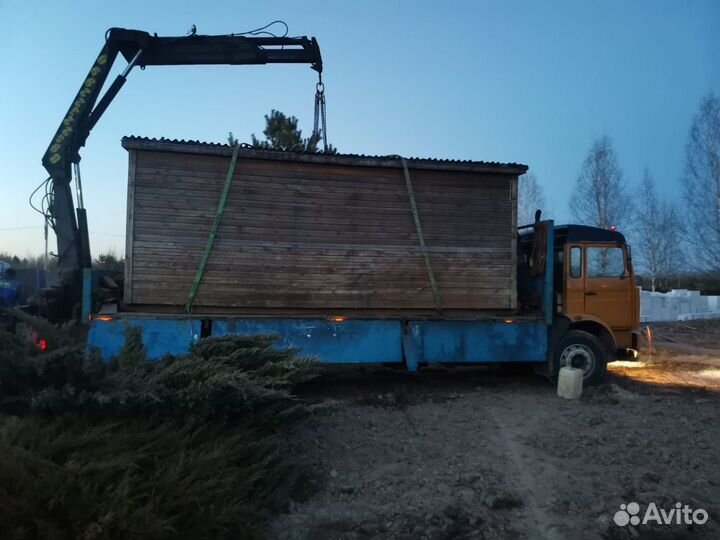 Грузоперевозки Манипулятор до 8т Бортовой кму Кран