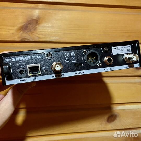 Микрофон Shure qlxd KSM9 + поясной передатчик