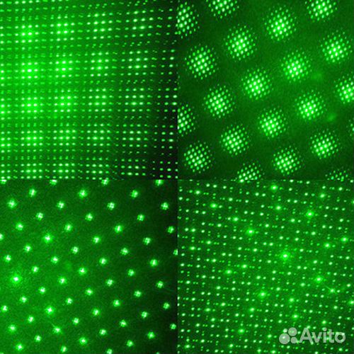 Зеленый видимый лазер, Мощный, Прожигает картон