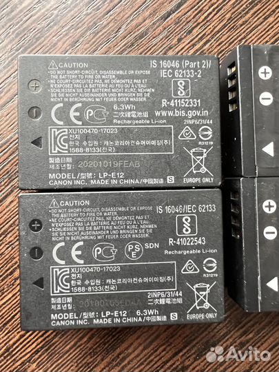 Аккумуляторы LP-E12