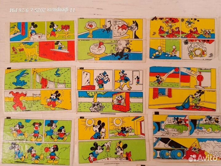 Вкладыши от жвачки 