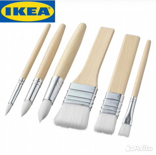 Набор детских кистей IKEA Mala новые в упаковке